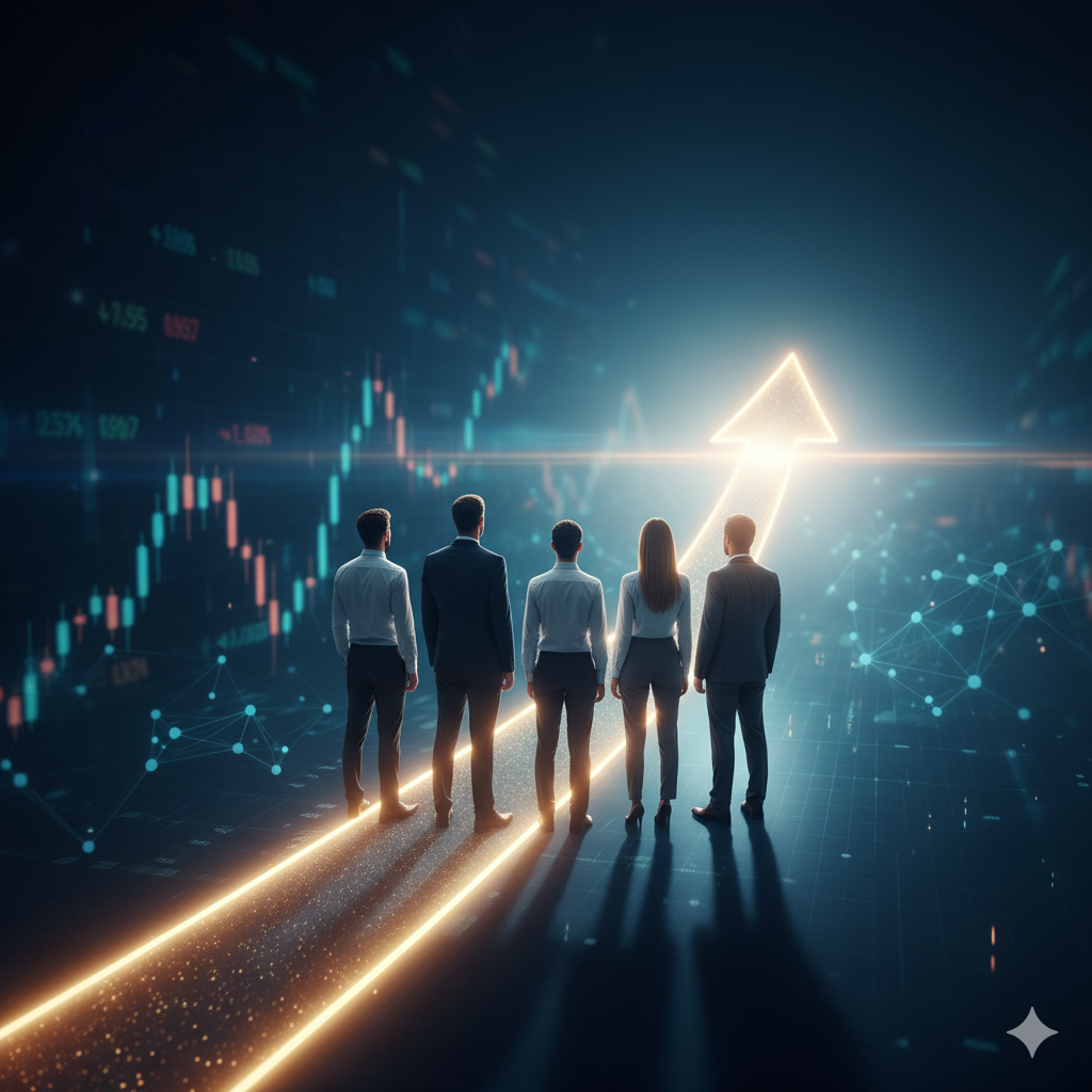 Equipe AC Trade em colaboração